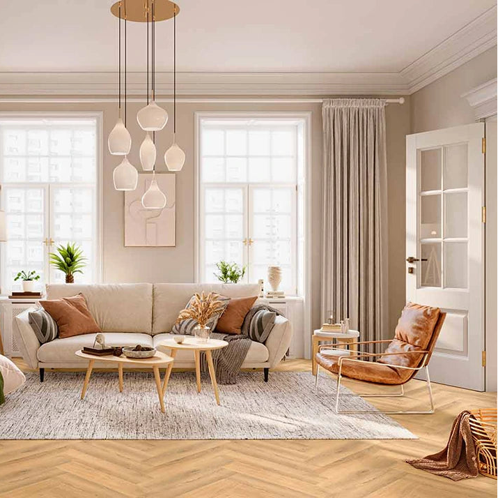 Beautifloor - Premier Mahon Visgraat Dryback (Plak)