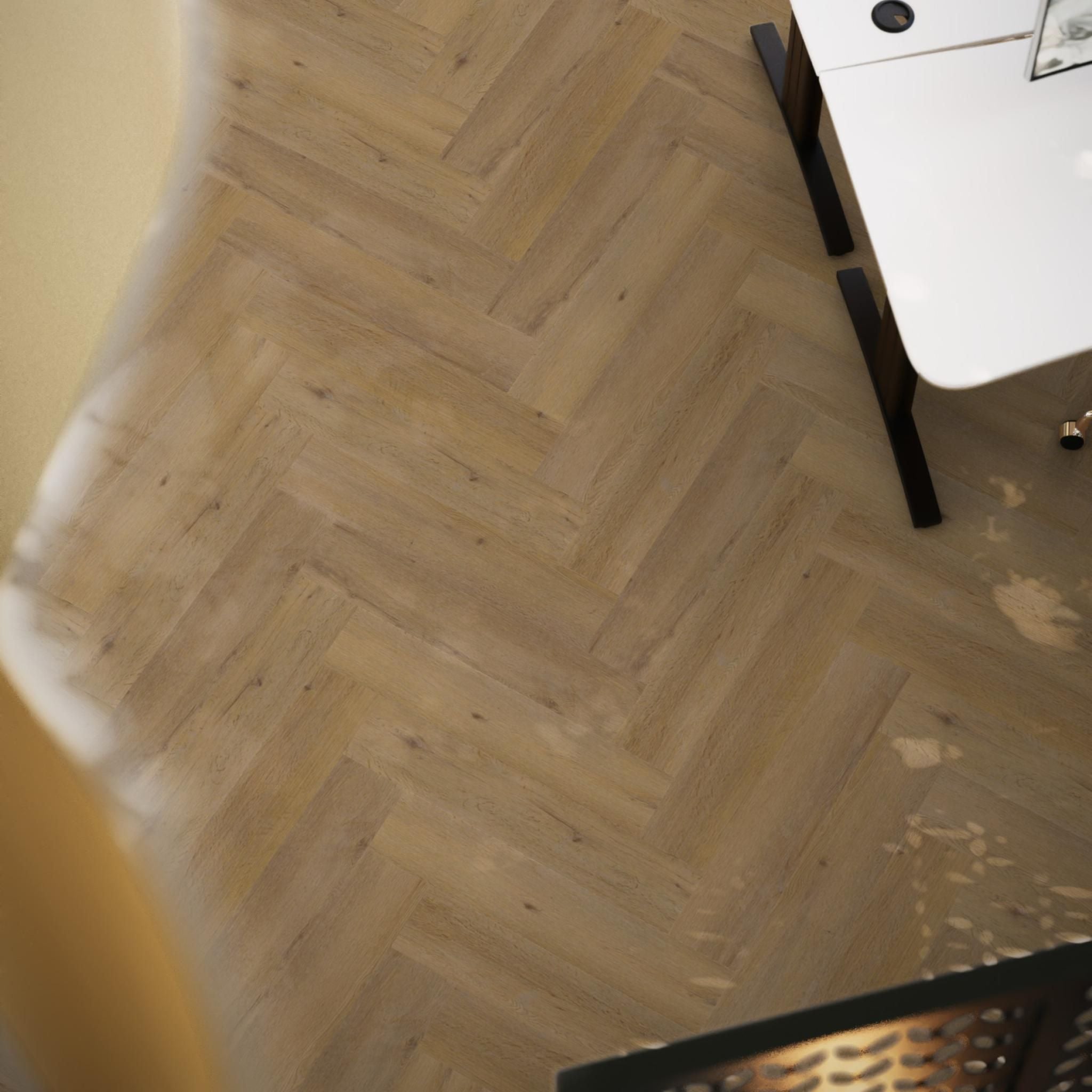 Floorlife - YUP Leyton Dryback Visgraat Dark Oak
