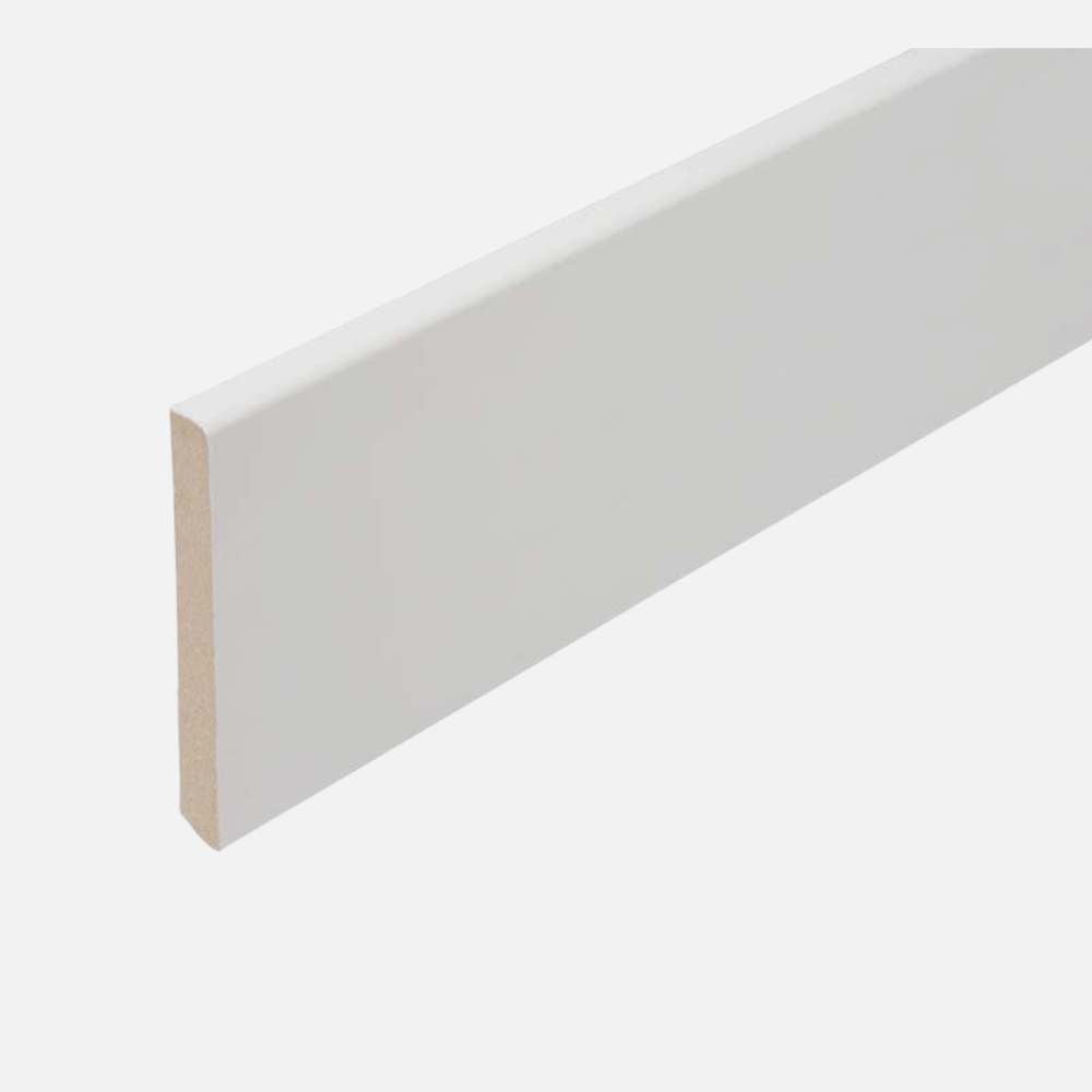 Stijlplint Blok Witfolie 12x120x2400mm