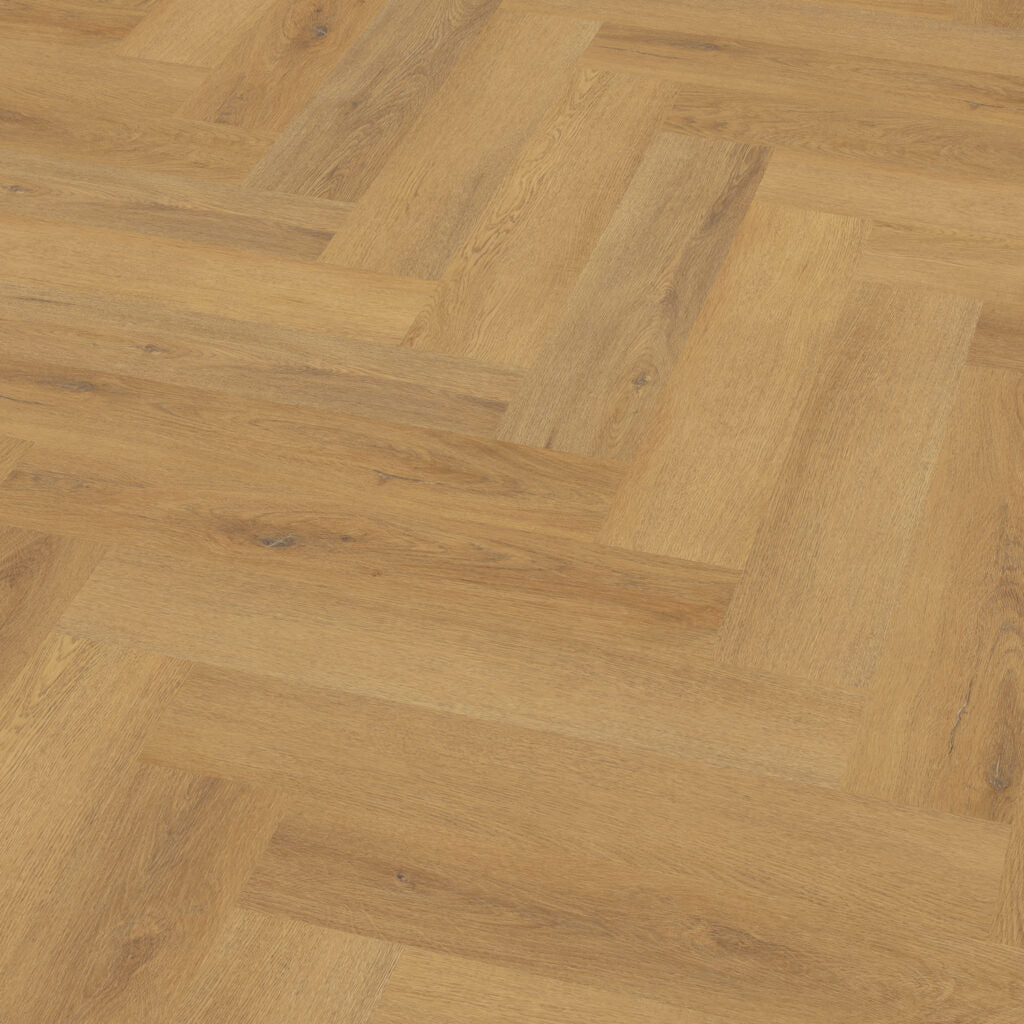 LS Flooring - Fine Oak Amber Dryback Visgraat (Plak)