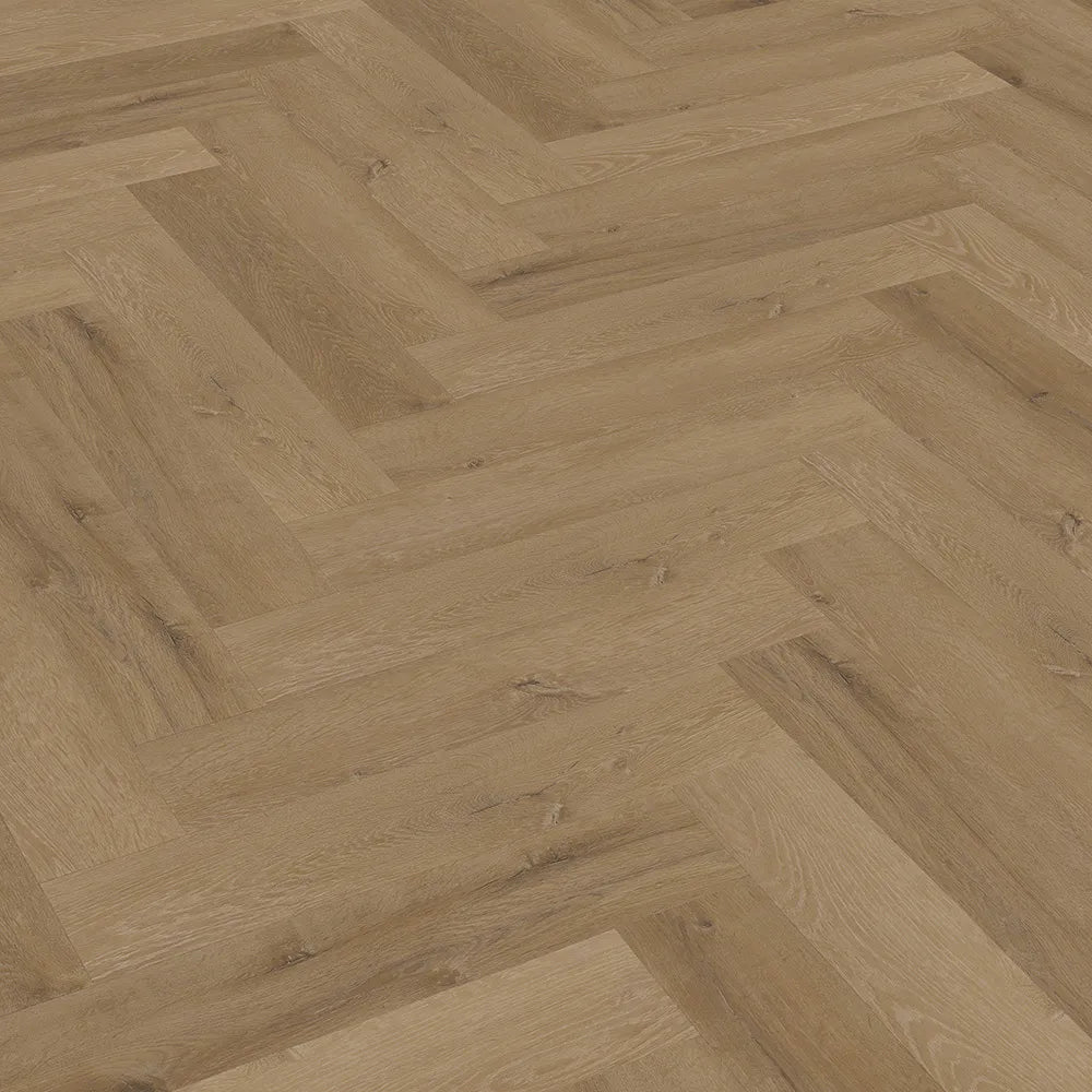 LS Flooring - Prestige Oak Light Amber Dryback Visgraat (Plak)