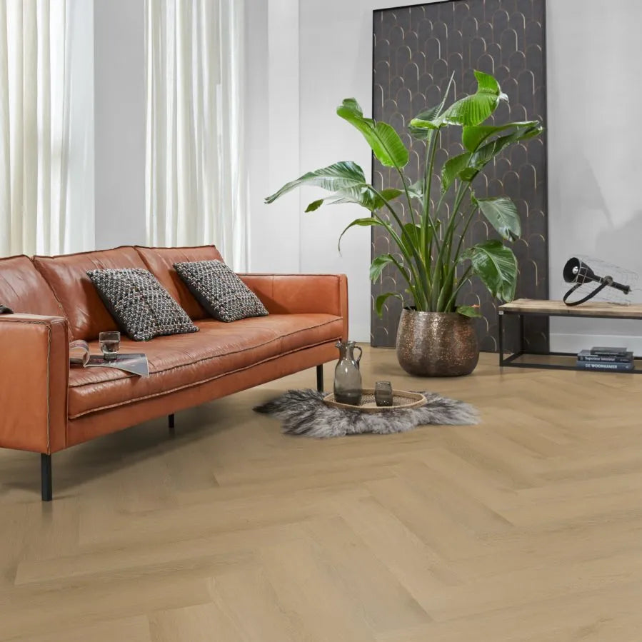 Floorlife - YUP Merton Visgraat Natural Oak Dryback (Plak)