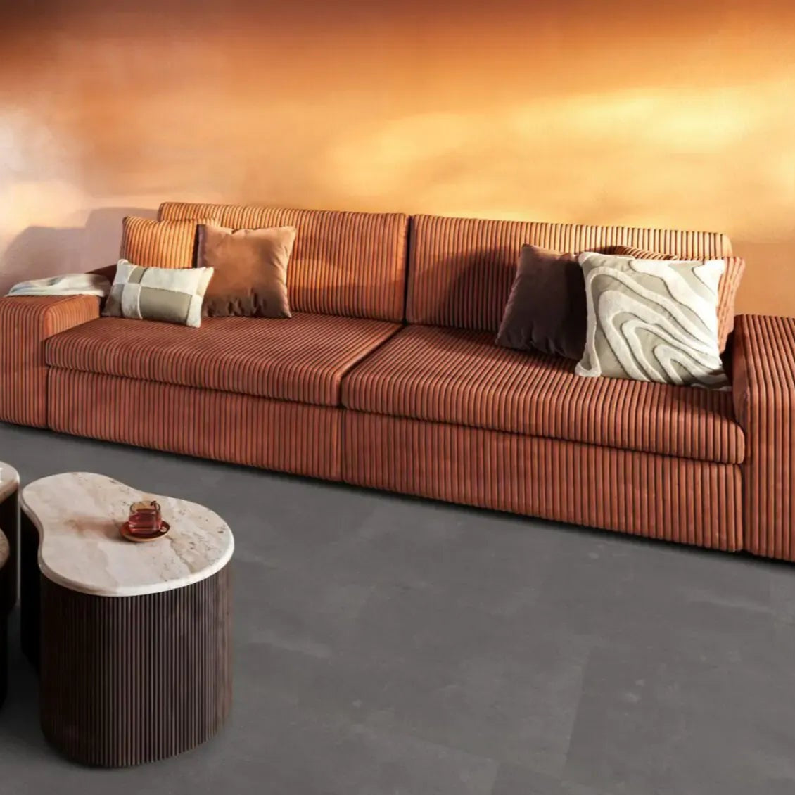 Floorlife - Westminister Tegel Dark Grey Dryback (Plak)