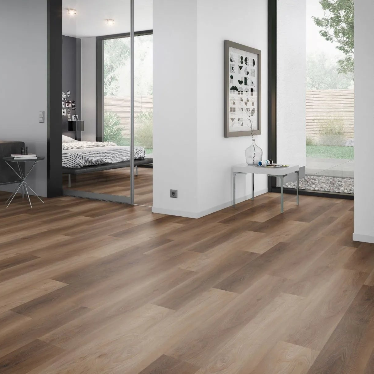 LS Flooring - Walnut Natural Click Plank