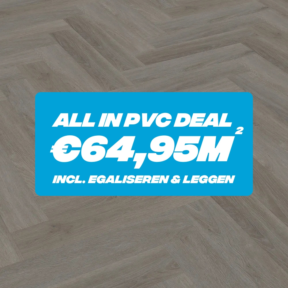 All In Deal - English Oak Taupe Dryback Visgraat (Plak)