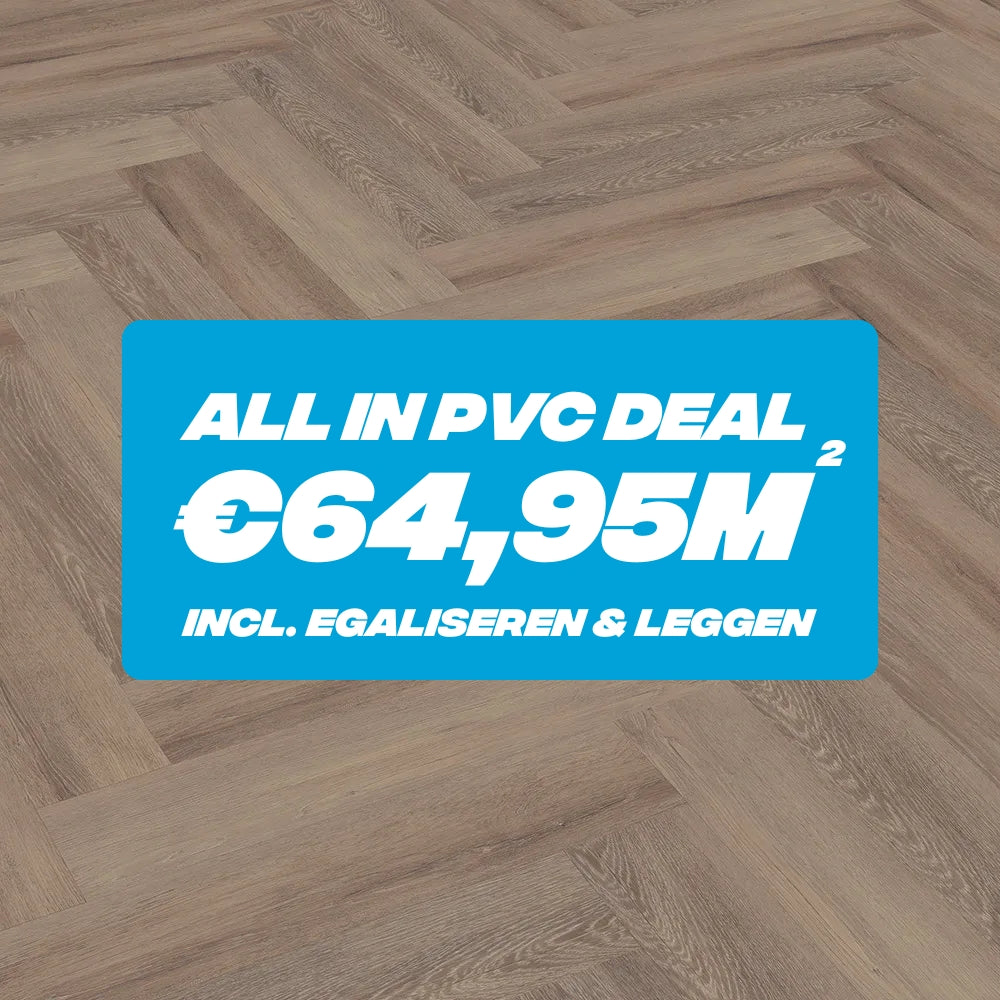 All In Deal - Cerused Oak Dark Natural Dryback Visgraat (Plak)