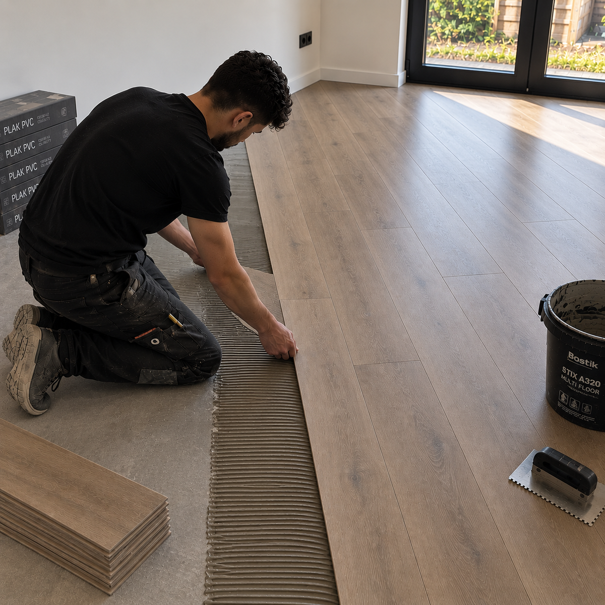 Legservice - Plank Plak PVC leggen vanaf 40m²