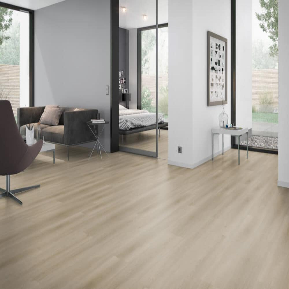 LS Flooring - Raw Oak Light Natural Dryback Plank (Plak)