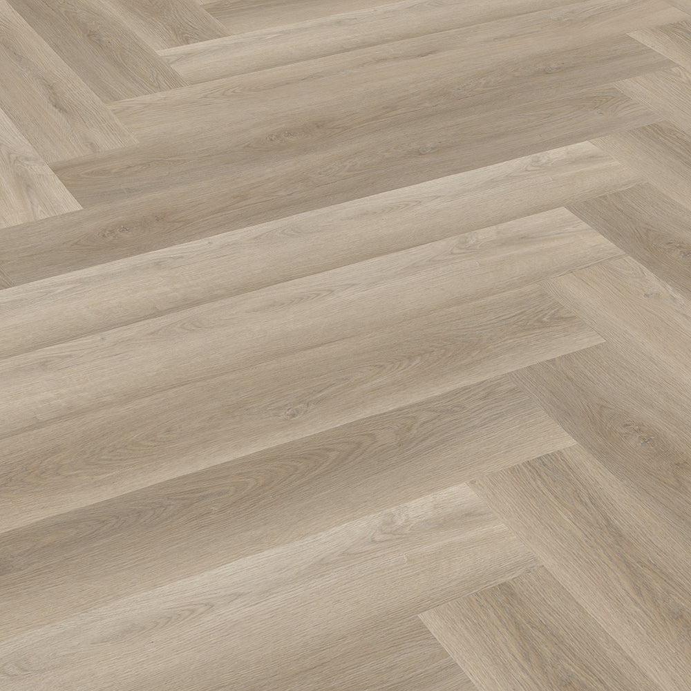 LS Flooring - Soft Oak Greige Dryback Visgraat (Plak)