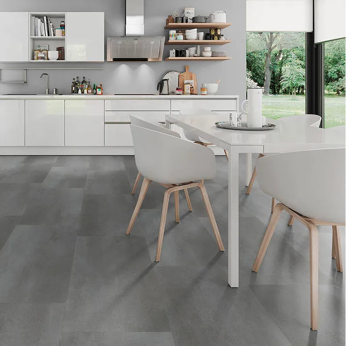 LS Flooring - Metal Concrete Grey Click Tegel
